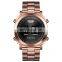 New Design SKMEI 1531 Wrist Watches 3atm Water Resistant Stainless Steel Band Drum Roller Watch