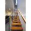 Modern Wood Straight Staircase Cantilevered Stairs