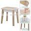 Makeup Table and Cushioned Stool Set for Women Girls