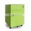 mobile steel filing cabinet/mobile pedestal cabinet/3 drawer mobile pedestel filing cabinet