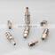 European Style Mini Copper Nickel-plated Air PU Hose Quick Connect Pneumatic Quick Fitting