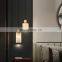 Vintage Retro Single Head Shape Light Single Chandelier Creatives Lighting Marble Hanging LED Lamps