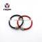 Various Styles Wire Stainless Steel Cable Rope Key Ring Colorful Metal Keychain