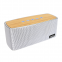 Bluetooth Speakers, 20W Loud Wood Home Audio Outdoor Portable Wireless Speaker, Subwoofer Tweeters for Super Bass Stereo