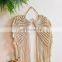 Factory Price Eagle For Roof Wall Hanging Led Light Macrame And Woven Angel Wings Hanging Decor For Room