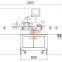 Automatic bottle sticker labeling machine for cosmetics jar round bottle labeling machine
