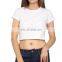 Sleeve less sexy gym cropped top for lades