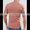 2022 Latest New Custom Cotton Deep V-Neck Blank Gym T-shirt