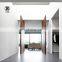 The wooden middle swing door with high-end atmosphere at the French entrance is fireproof, moisture-proof and windproof