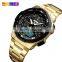 Skmei 1370 men digital watch stainless steel 5ATM waterproof custom logo men wrist sport watches