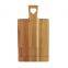 Acacia Wood Paddle Cutting Board Chopping Block With Handle Kitchen Fruit Charcuterie Cheese Pizza Serving Tray Board Natural