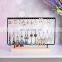 Portable Shop Storage Earring Holder Personal Metal Wholesale New Luxury Box Tray Wooden Jewelry Organizer