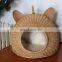 Hot Sale Handcrafted rattan cat house & Dog Bed pet house puppy handles and portable Wholesale made in Vietnam