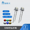 8mm straw hat led diode with blue light