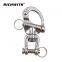 304/316 Stainless steel swivel jaw snap shackle