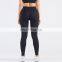 New Double Zipper Front Long Sleeve Shirt Seamless High Waist Elastic Legging Sets Women Fitness