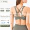 Wholesale Yoga Sports Bra With Adjustable Seamless Buckle Cross Back Gym High Impact Sexy Sports Clothing