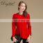 Wholesale Preppy Style Crew Neck Knitted Cashmere Sweater for Ladies Solid Color Winter Season OEM Service