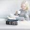15W Fast Wireless Charging Stand LED Digital Display Alarm Clock with Phone Holder for Smartphones Output Power 5W 10W 15W