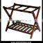 LG-047 Alibaba Express Factory Direct Sale Wood Foldable Luggage Rack For Hotels