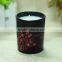 100% Natural scented soy candle in glass jar