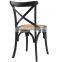 Raymer Furniture birch black white event wedding Cross Back Chair
