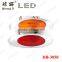 NEW PC Lens Chrome Housing Super Bright Oval Amber Super Bright LED Side Light