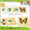 EN71 newest design butterfly school puzzles size 17.5*17.5*2 cm OEM/ODM educational wooden toys puzzles