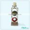 Simple Metal Lantern Candle Holder With Circular Ring Design