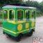 latest model fiberglass trackless train with 4 cabins