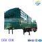 Aluminum alloy 33500 loading capacity 3 Axle stake semi trailer