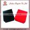 Jinhua Supplier Square Paper Gift Box with Cushion Black Red