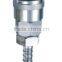 nitto Japan One touch type air quick coupling,plastic coupler with hose barb