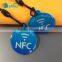 Printed Epoxy 125khz/13.56mkz RFID Keyfob Tag