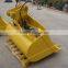 Xuzhou excavator hydraulic tilt mud bucket, mud bucket for sale