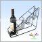 Quality Guarantee Metal Flooring Beer Promotional Items Rack for Glass Wine Bottles