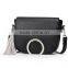 2016 spring and summer fashion crocodile pattern small square package fringed shoulder bag
