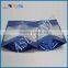 Printed blue soft plastic stand up pouch fishing lures zipper bags for fish food