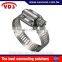 Marine hardware SUS 316 stainless steel hose clamp