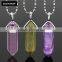 New 2016 Products Women Pink Glass Terrarium Necklace