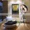 hot sell sailing searchlight paper lamp shades for modern tripod wooden floor lamp F4043