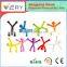 2015 newest and hot selling magnetic toys Q-man with magnets