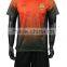 Top quality soccer shirt,blank soccer uniform,black yellow soccer jersey