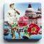 2015 hot sales square pu souvenir mirror,MB281
