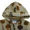 (A3356)2016 Apricot 2-6Y Nova factory high quality hoodies baby boy hoody kids children winter wear clothes hoodie coat