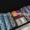 China factory professional OEM supply customized poker set 14g clay poker chips 500 pieces poker chip set