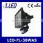Waterproof IP65 class high quality pass CE ROHS with sensor led flood light 30w