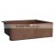 Hot Selling Copper sinks, Pure Copper Sink, Original Copper Sink, Antique Copper Sink ,Handmade Square Copper Kitchen Sink