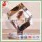 New Fashion With High Quality Crystal Rotating 3d Digital Home&office&outdoor decoration Cube Photo Frame