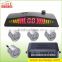Car accessories Visible LED display rear parking sensor with 0.3~2.5m detection